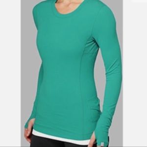 EUC Lululemon Run Dash Ruffle Detail Longsleeve Shirt